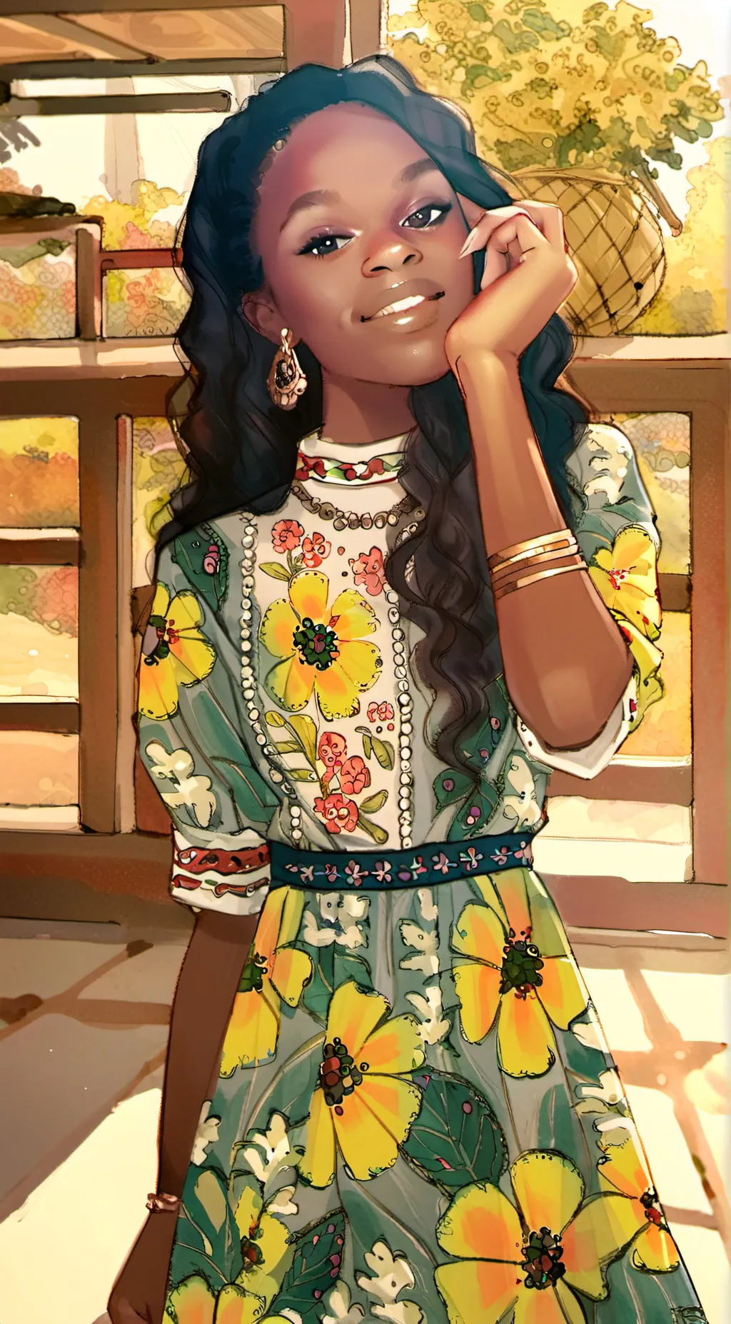 ai character: Adriana background