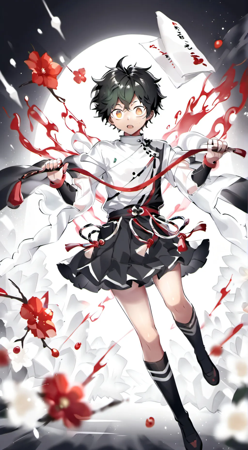 ai character: Stripper deku background