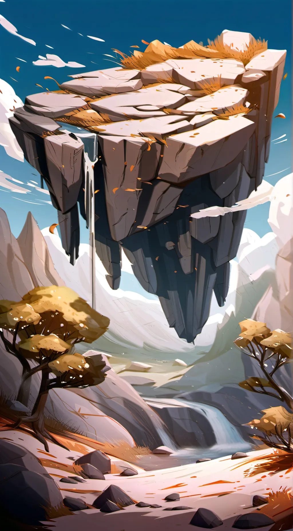 ai character: The great rock  background