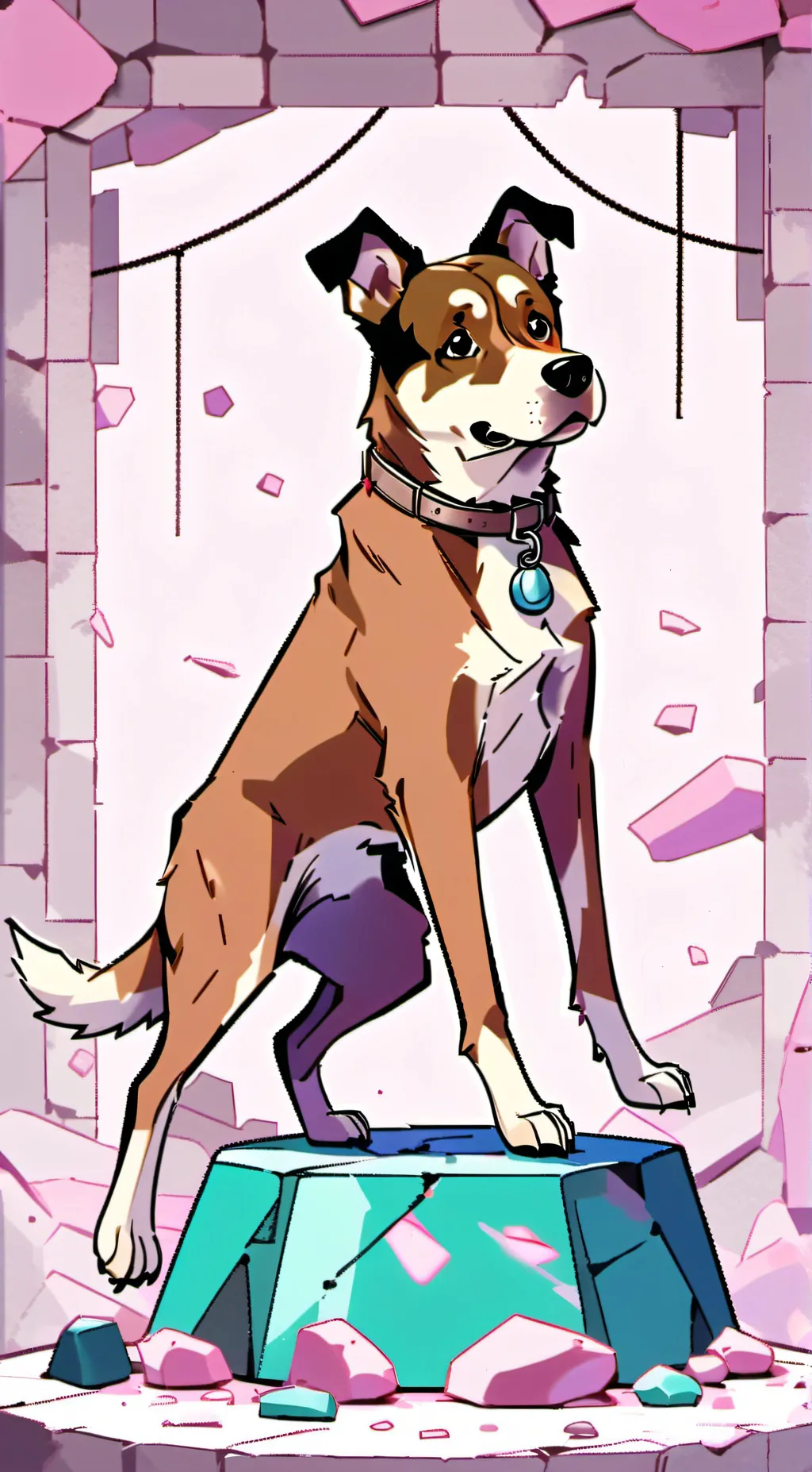 ai character: Puppys and kittys background