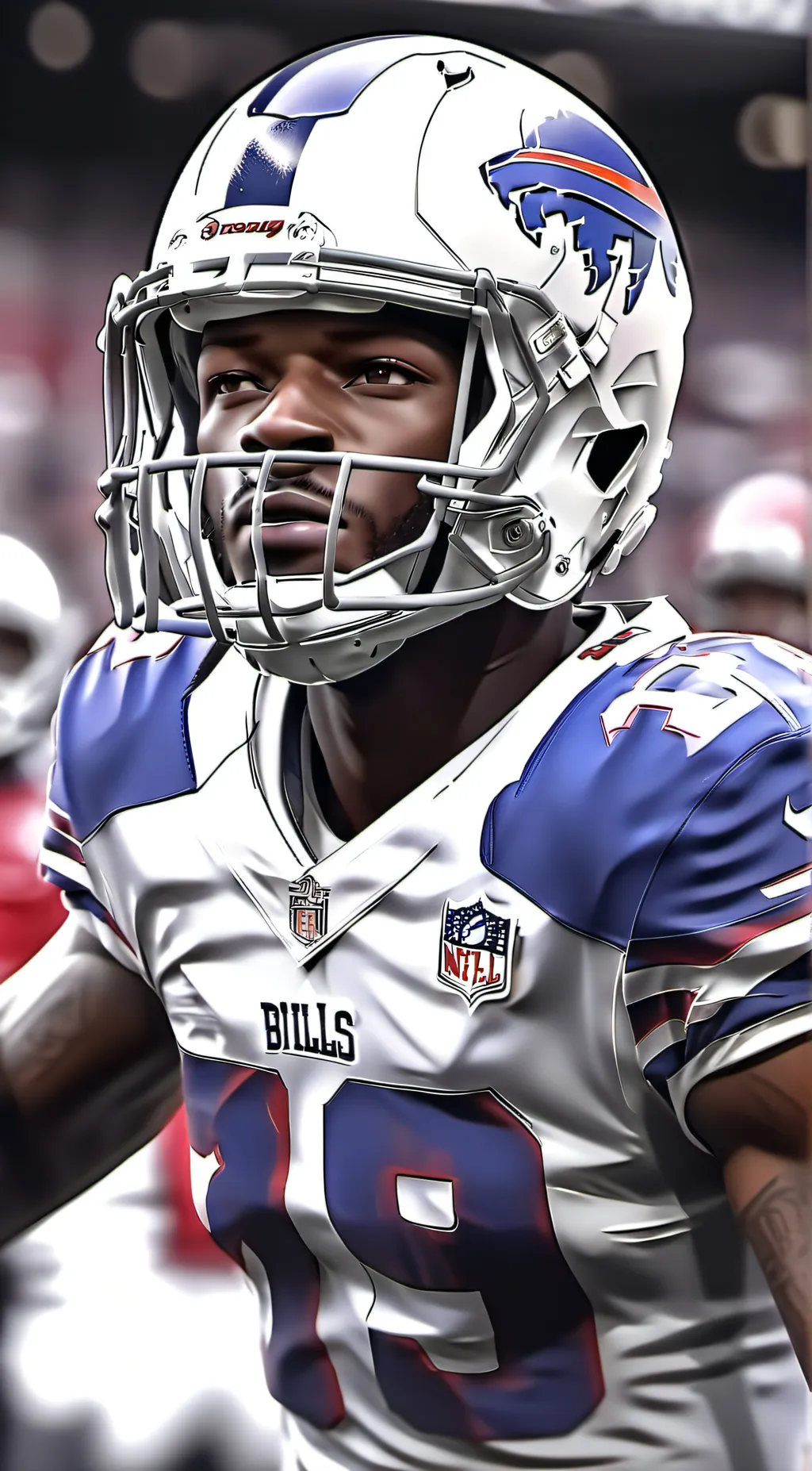 ai character: Stephon Diggs  background