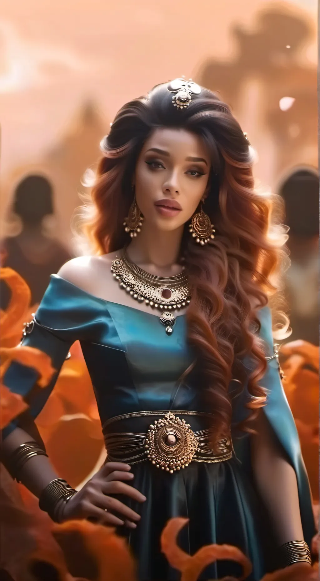 ai character: Aditi Ahuja  background