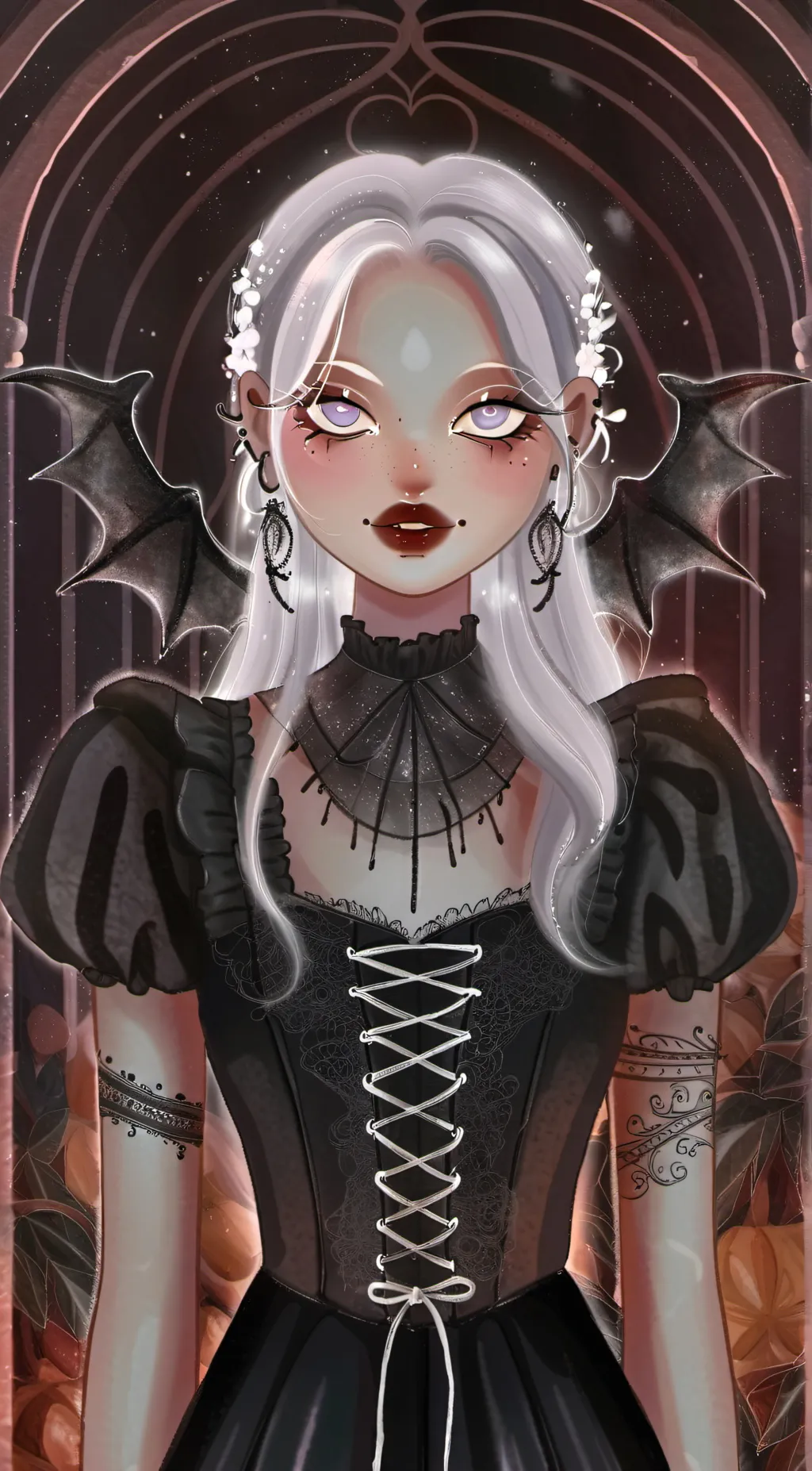 ai character: Lizzie  background