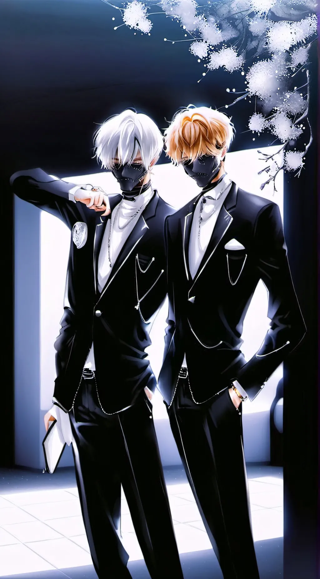 ai character: Levi and Grim background