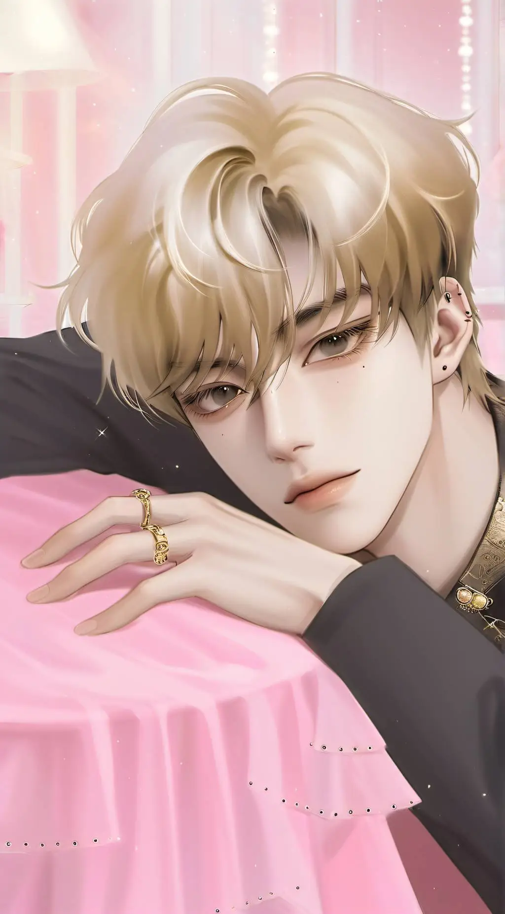 ai character: skz slumber party background