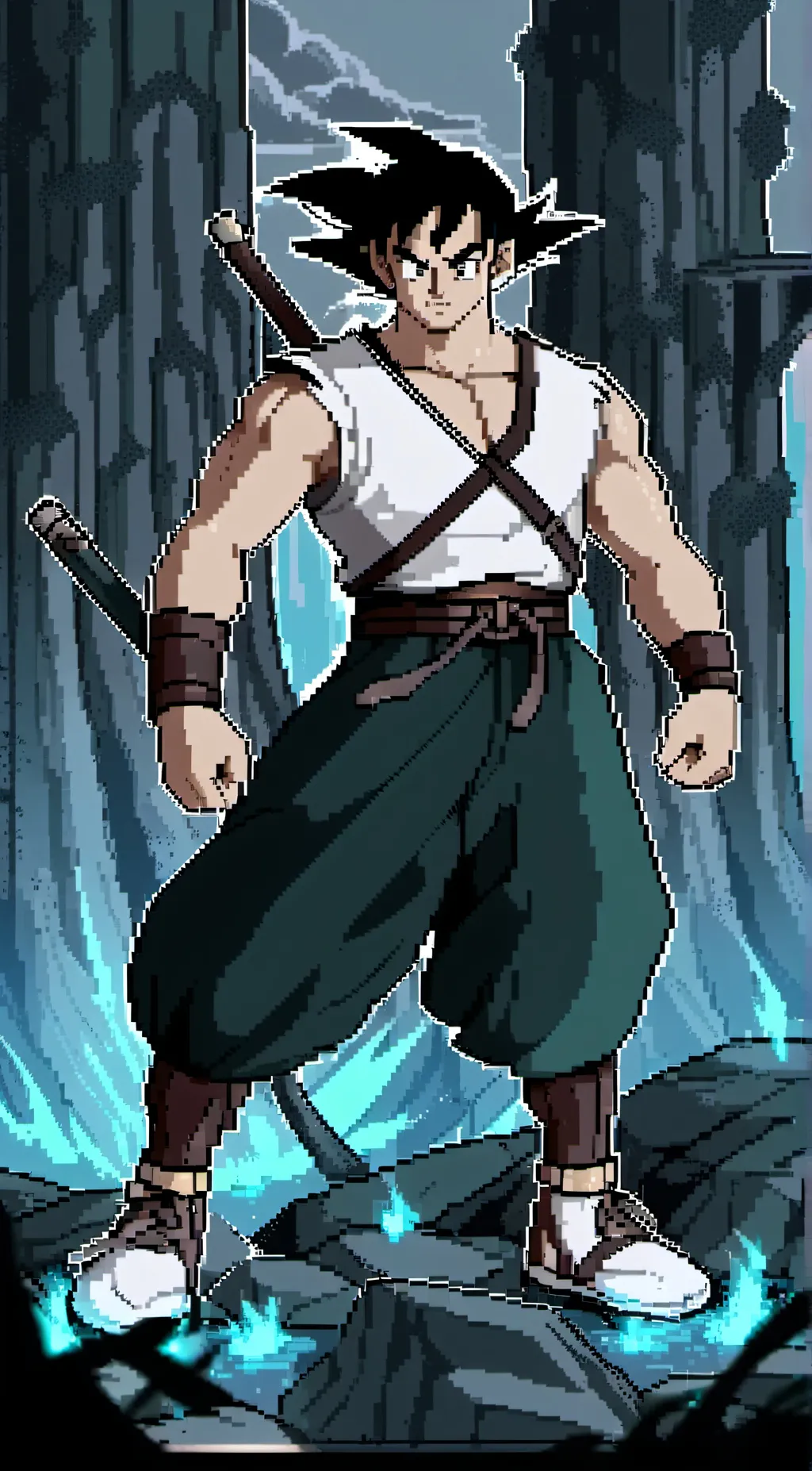 ai character: goku background