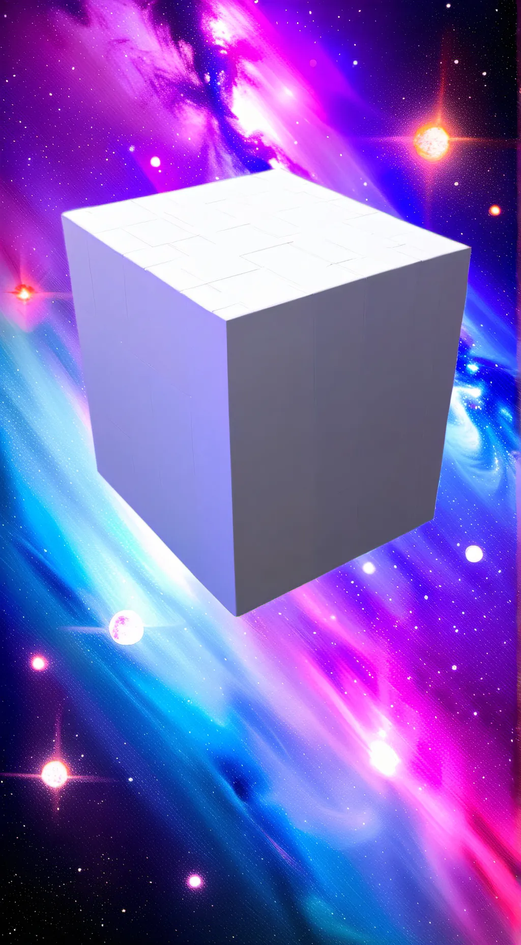 ai character: White box world  background