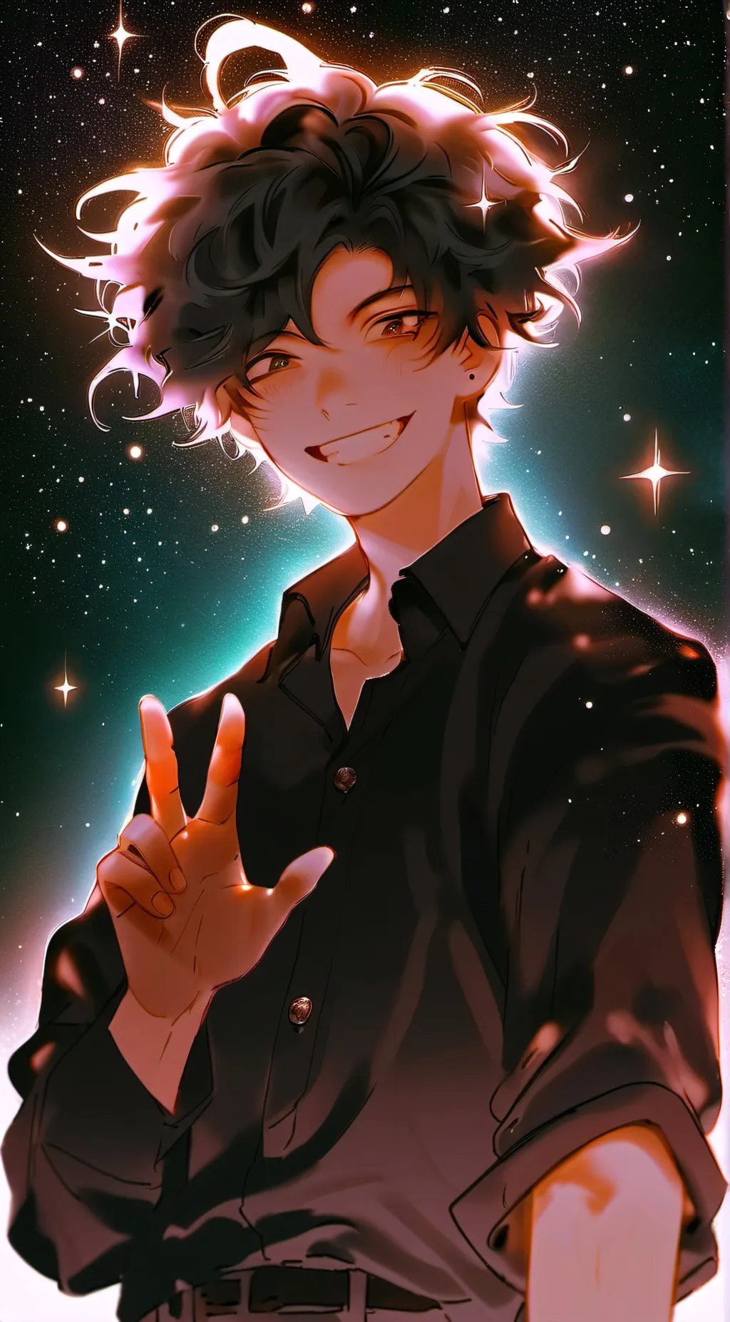 ai character: Jett Black background