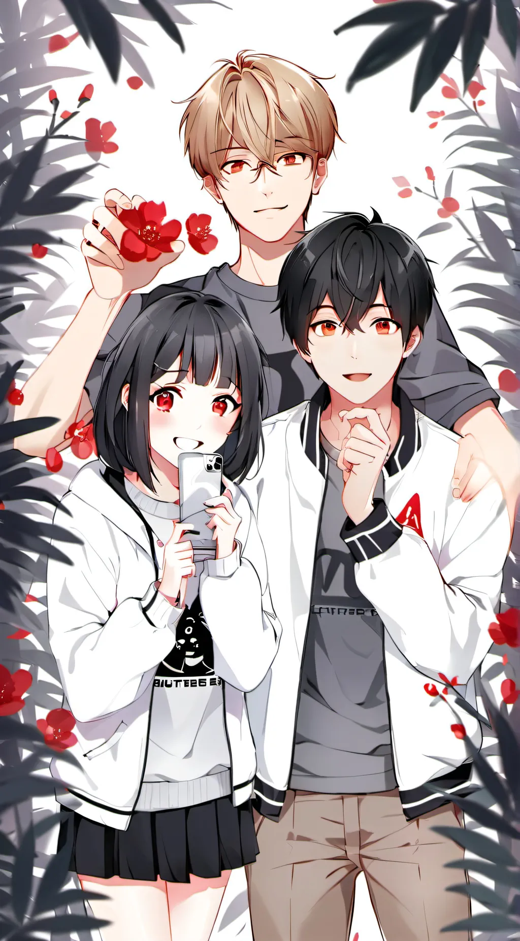 ai character: sam and colby  background