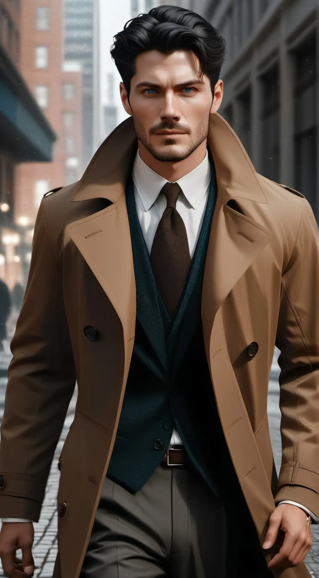 ai character: Detective Scott background