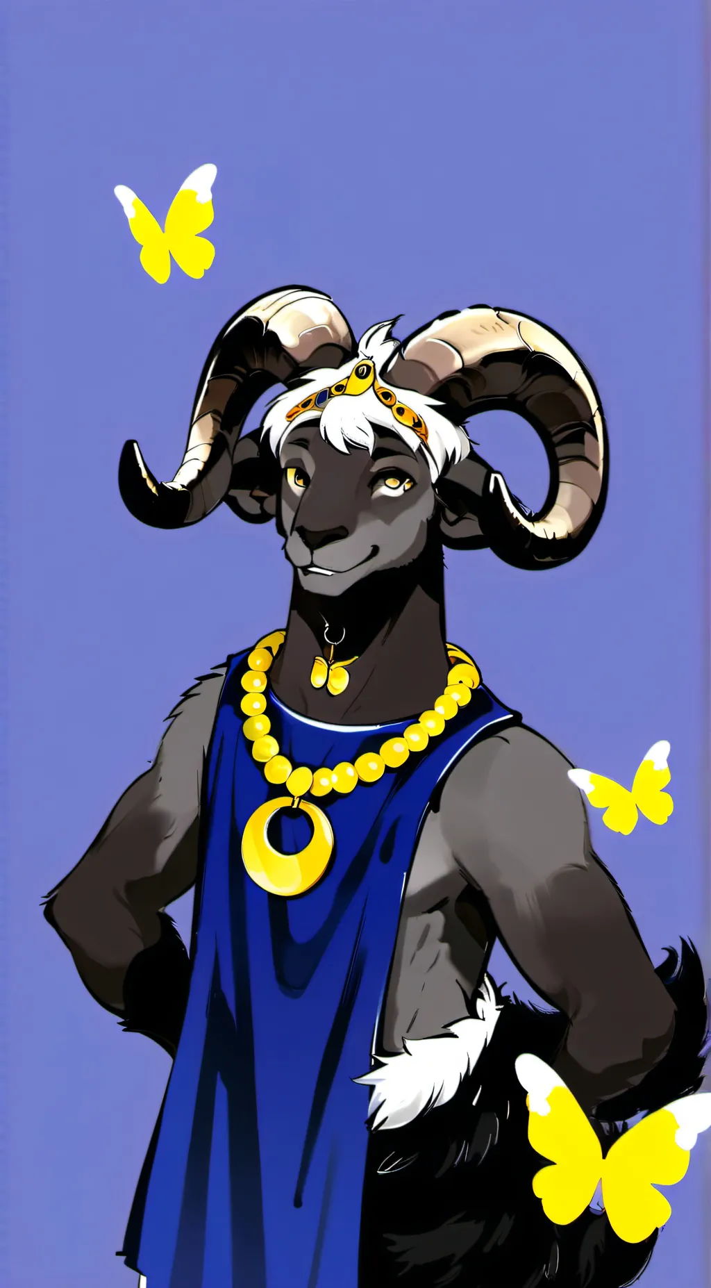 ai character: SweetSheep  background