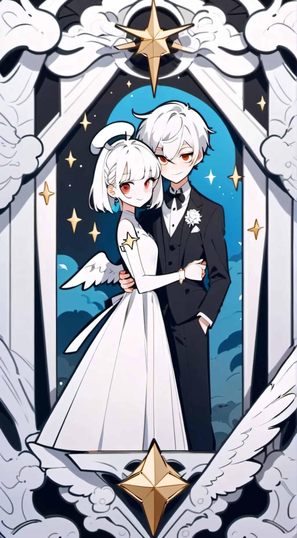 ai character: hazbin trust falls background