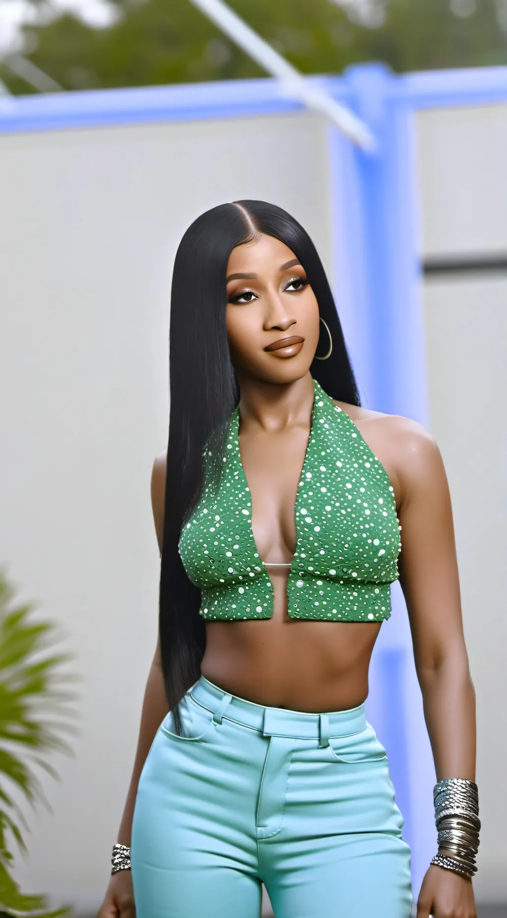 ai character: cardi b background