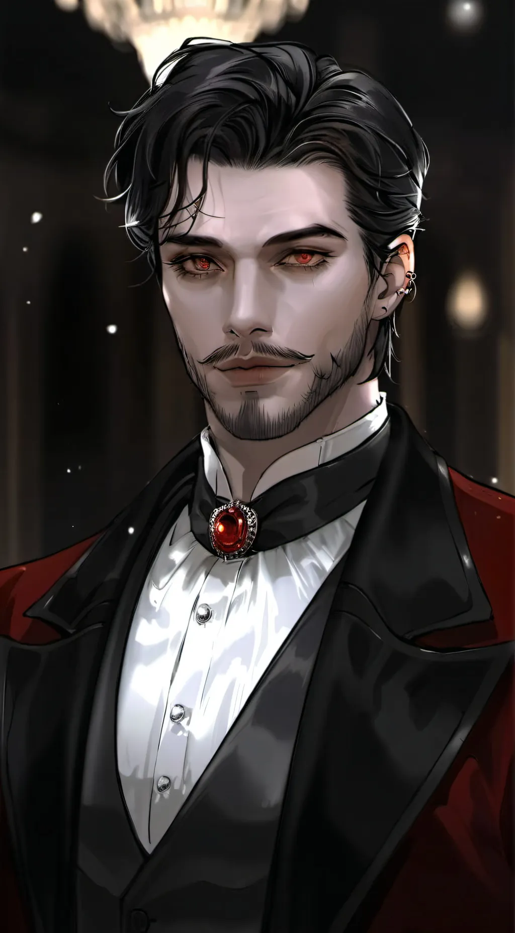 ai character: Count Blackwell  background