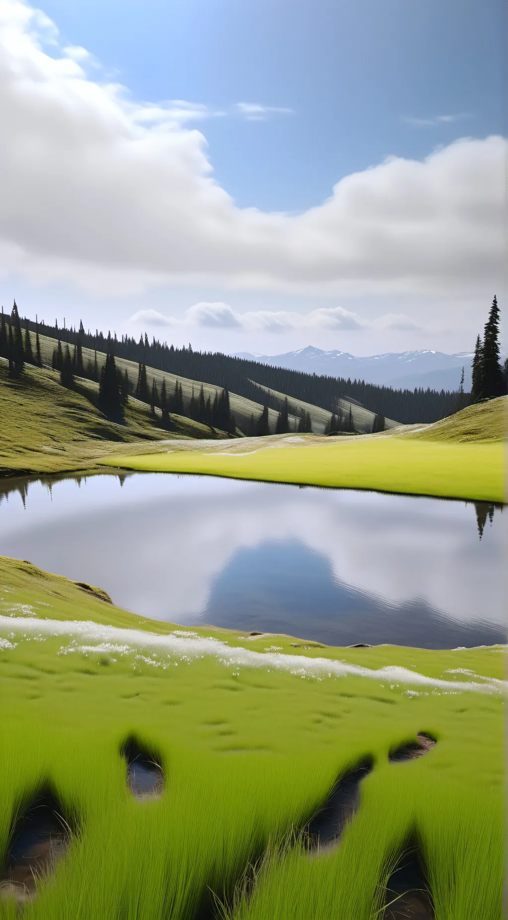 ai character: ohio grass background