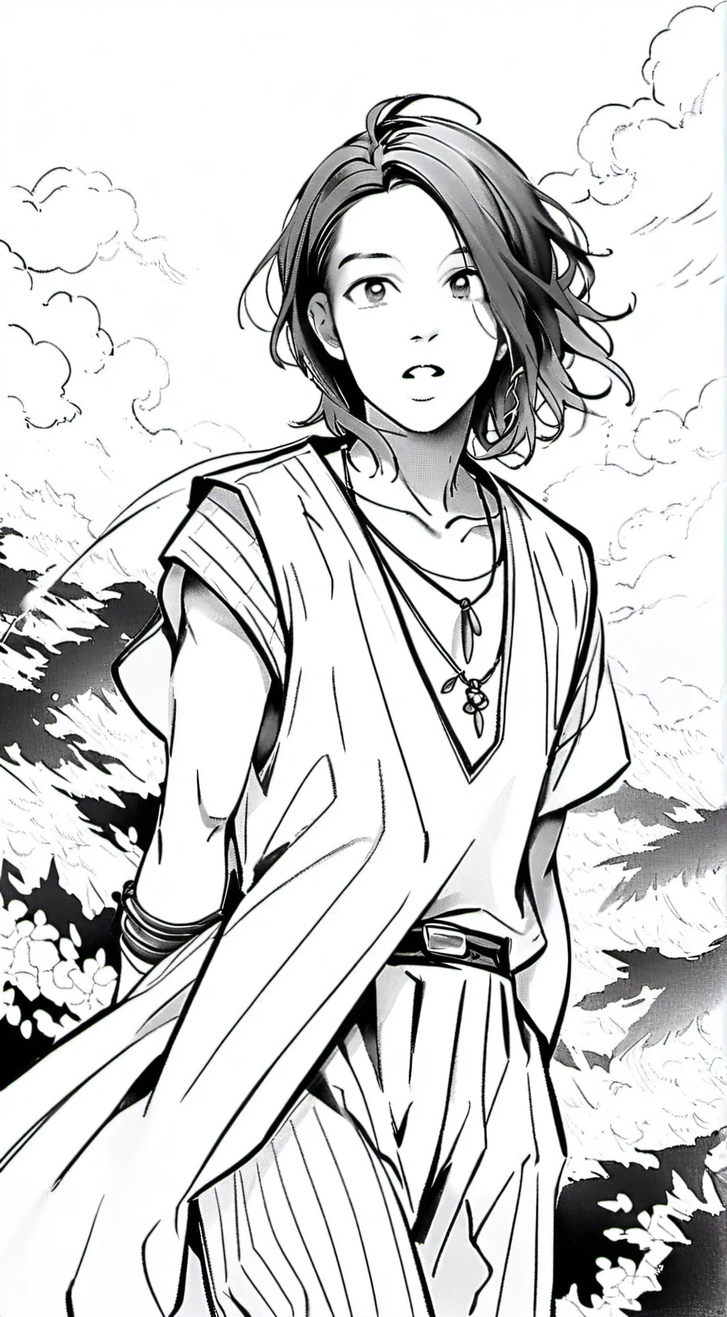 ai character: Kai Flores background