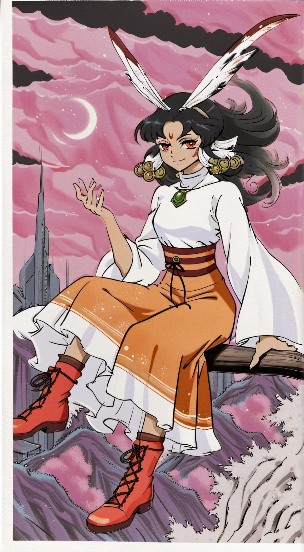 ai character: 🌿Aurora🌿  background