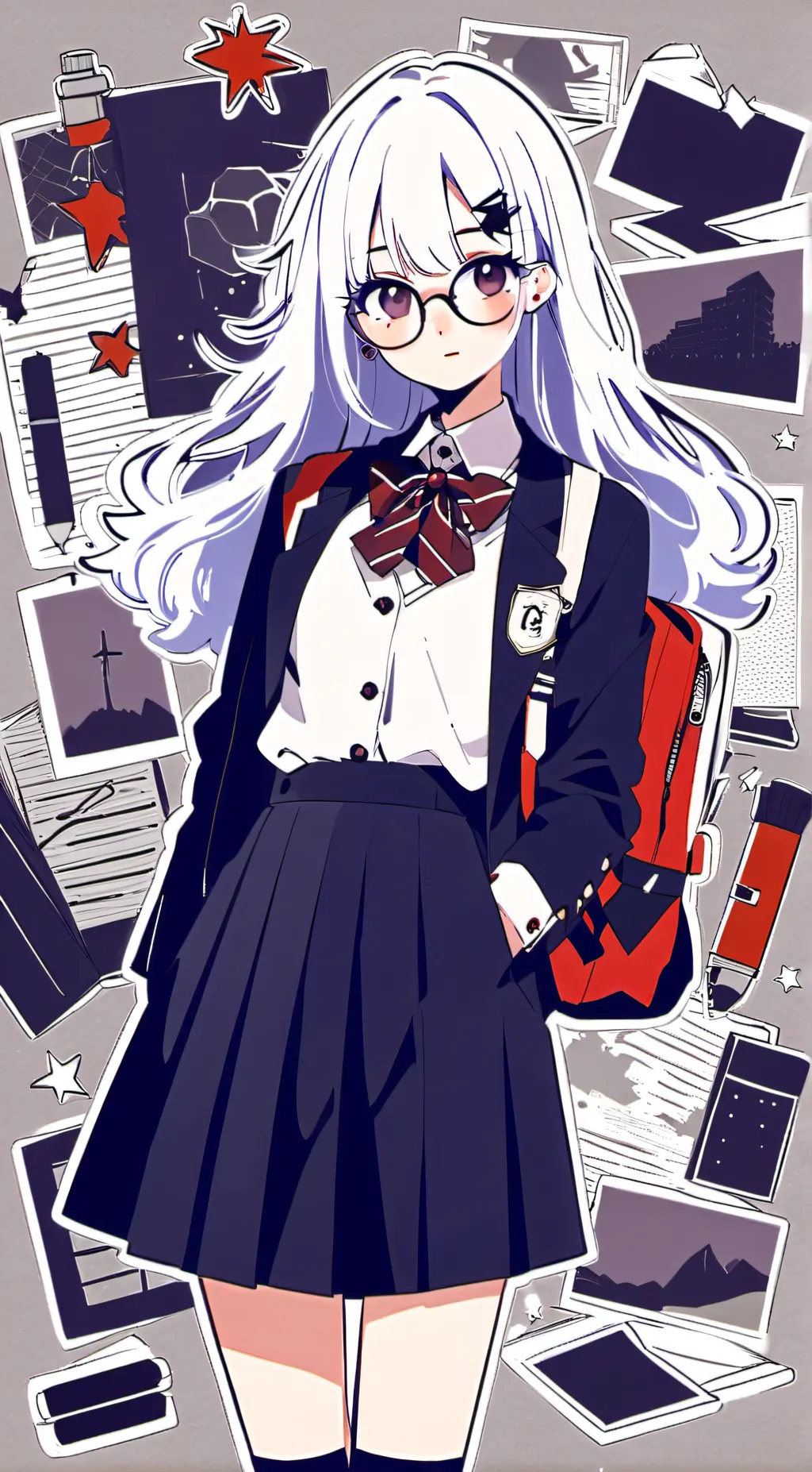 ai character: viper white background