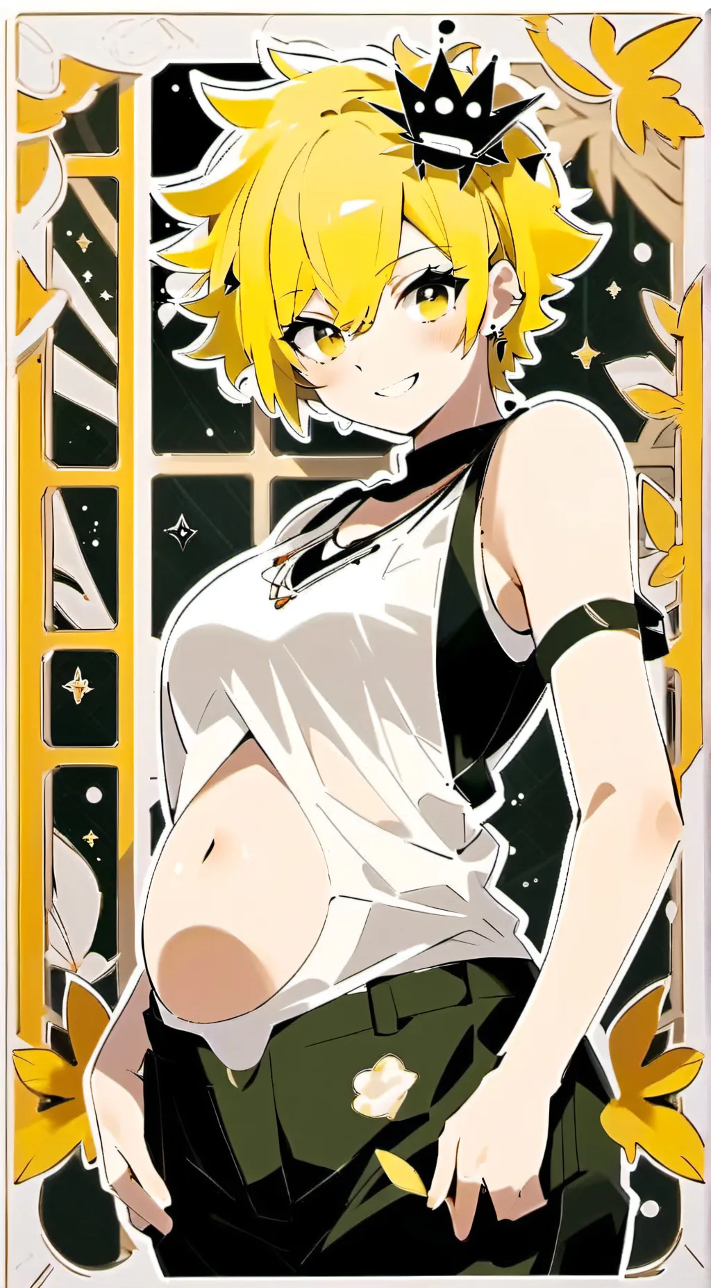 ai character: bakugo background