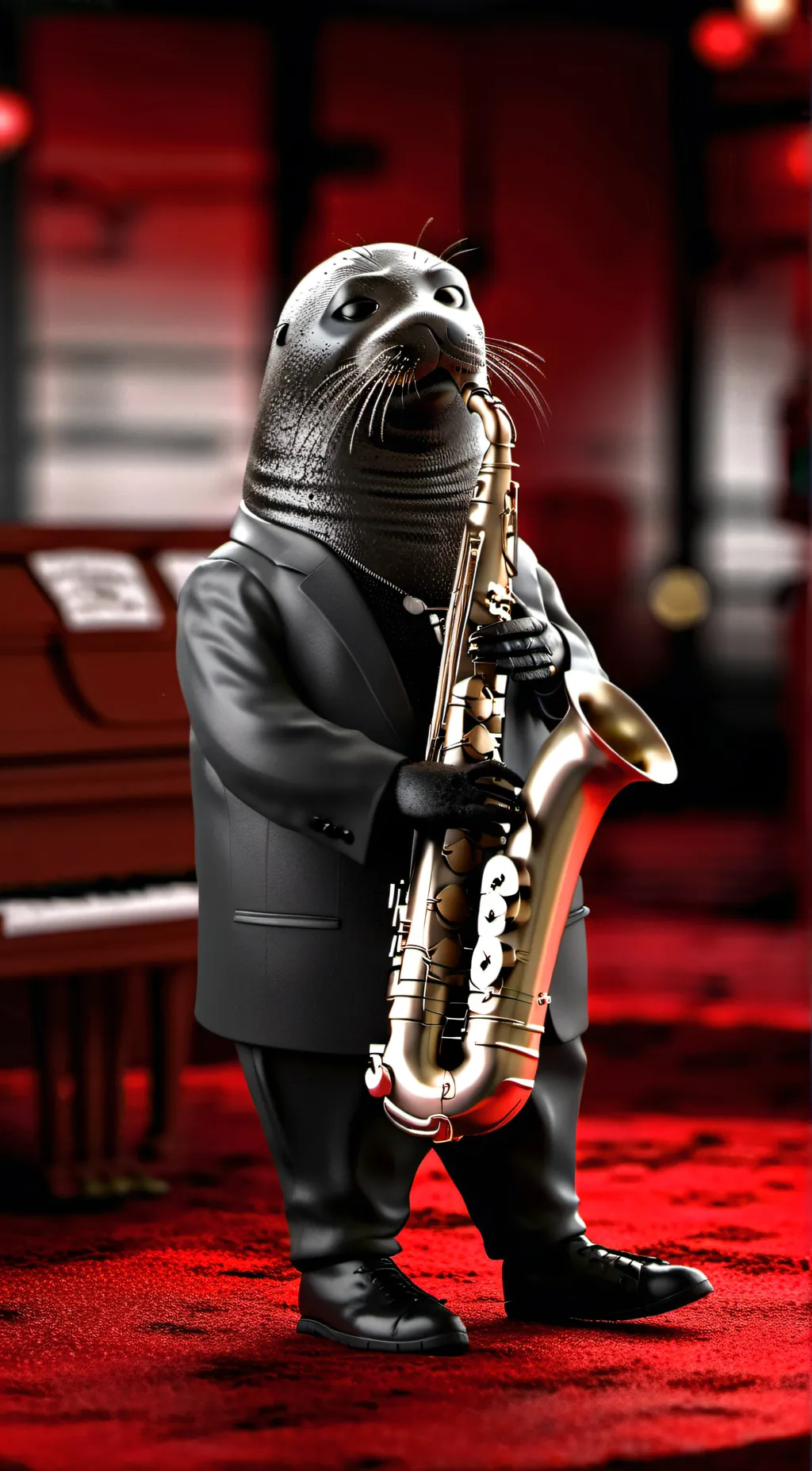 ai character: Seal  background