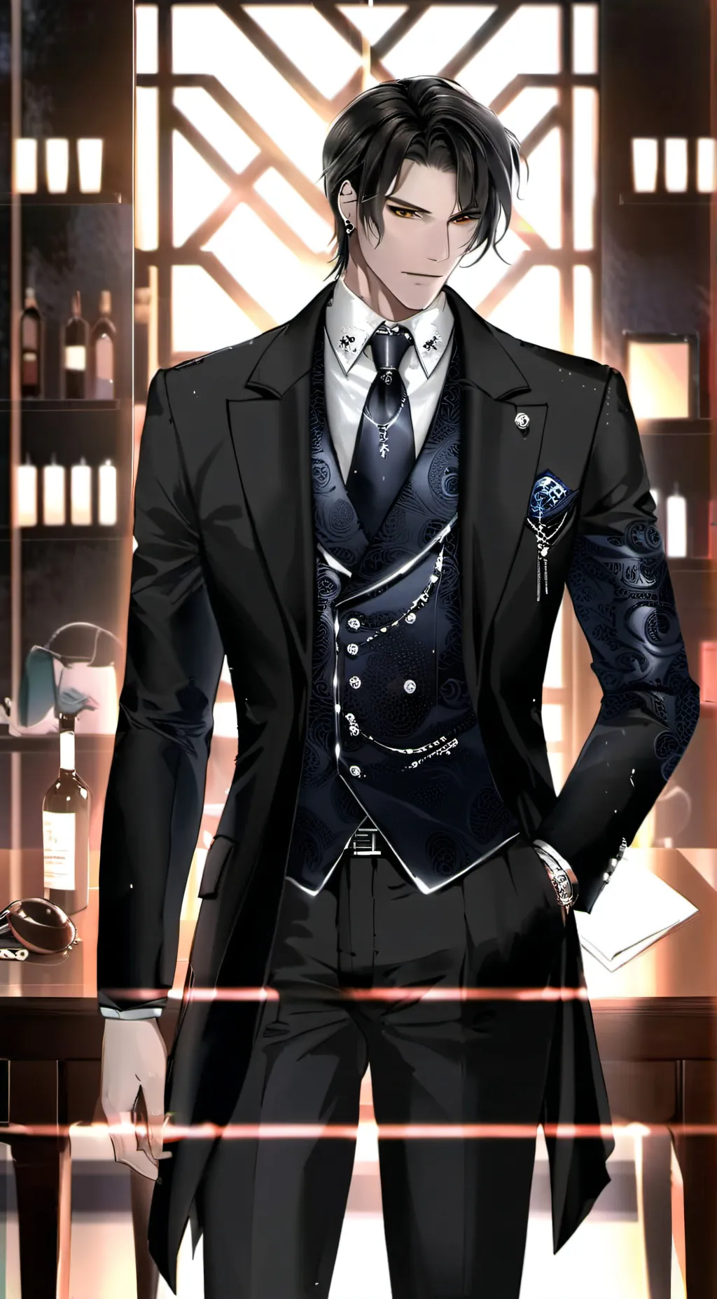 ai character: mafia boss background