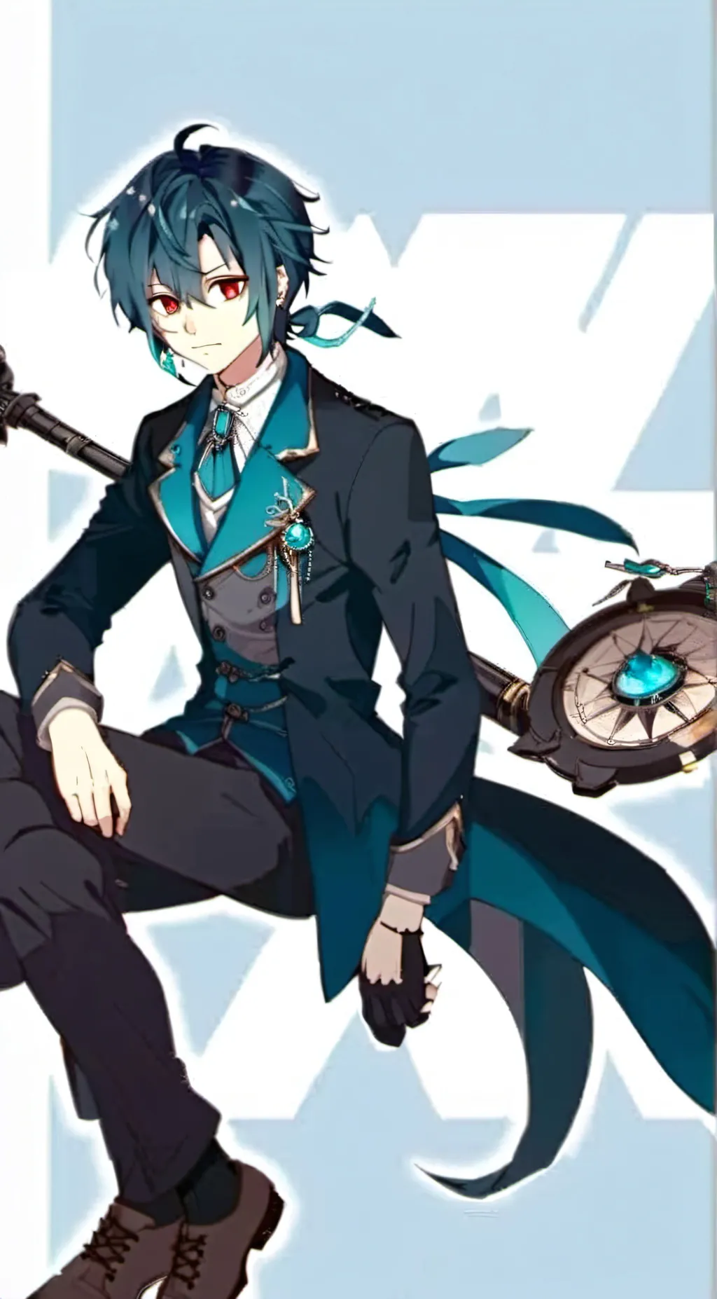 ai character: Kaito  background