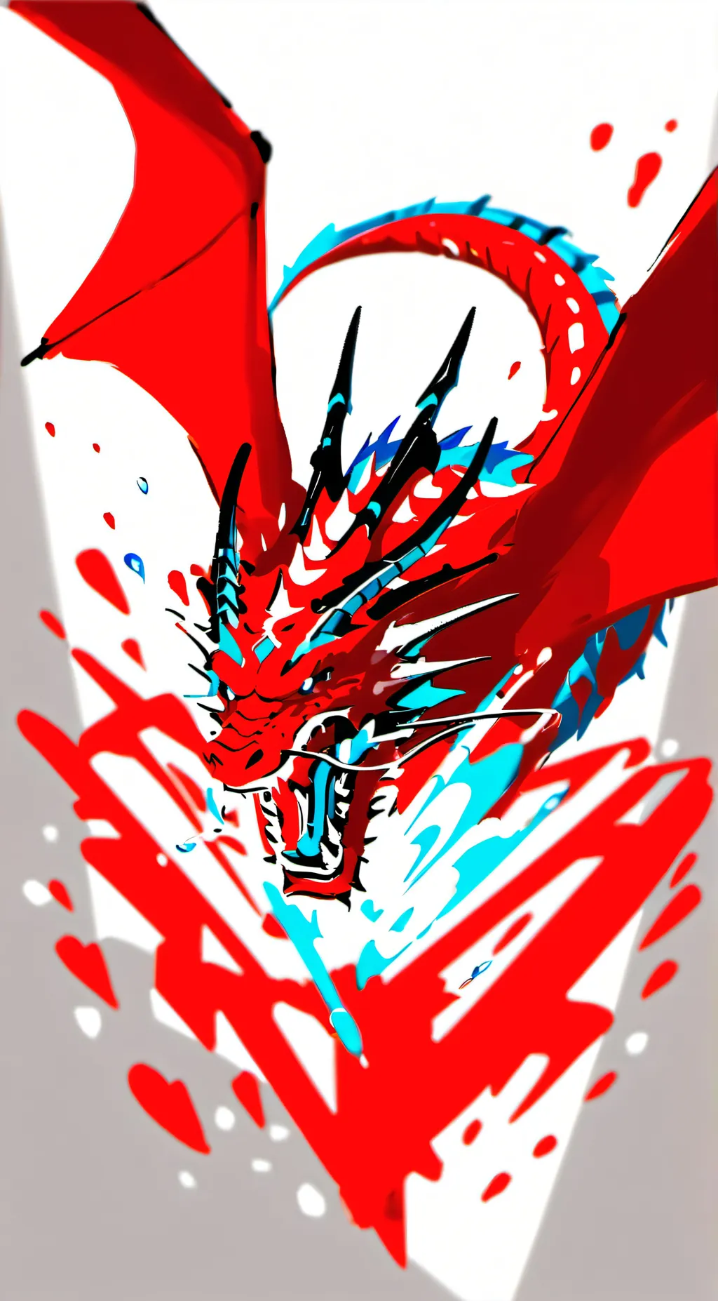 ai character: A dragon background