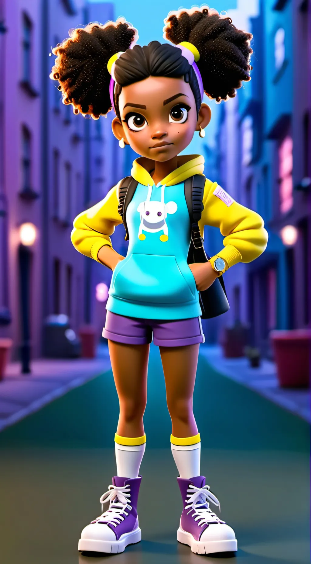 ai character: Amanda background