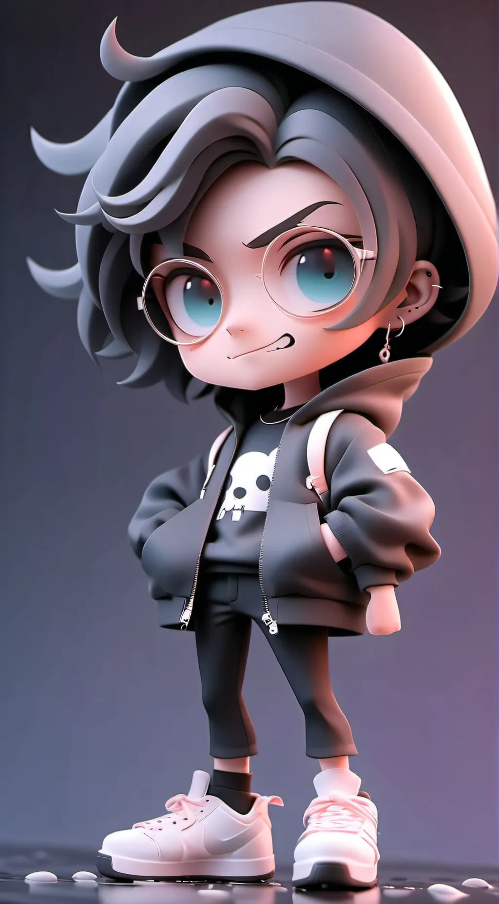 ai character: Bad boy nick background