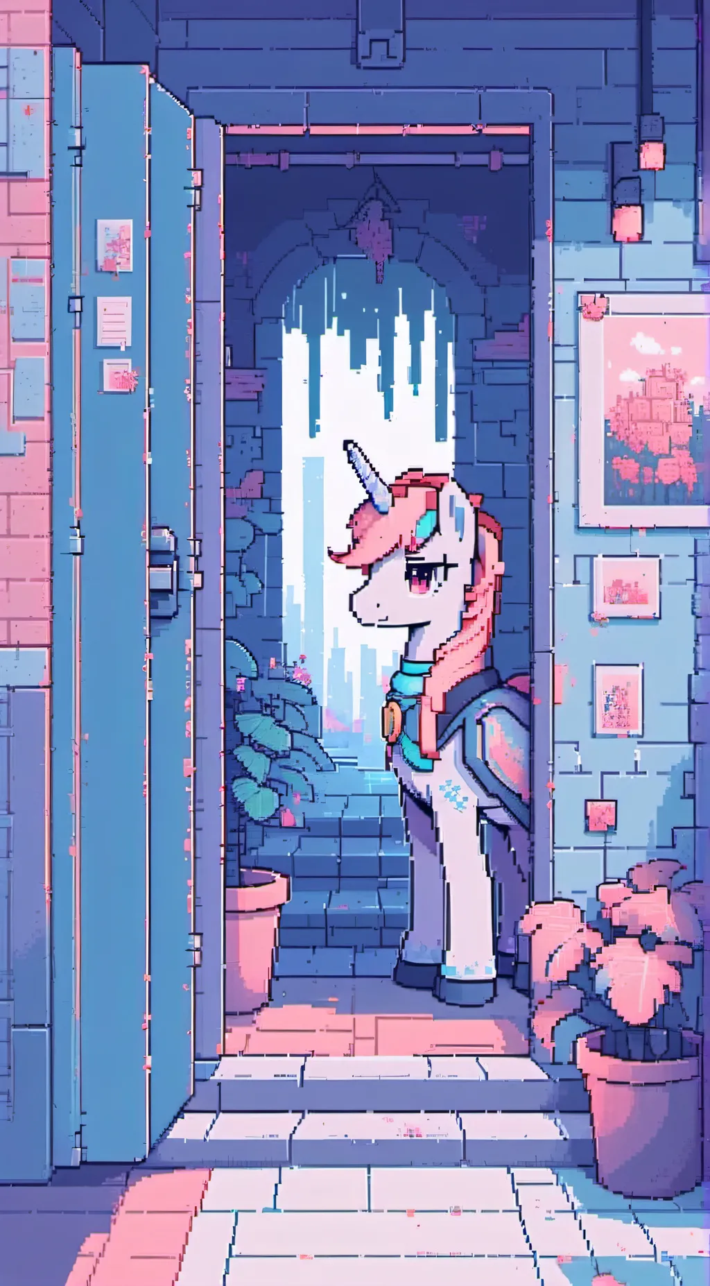 ai character: mlp infection  background