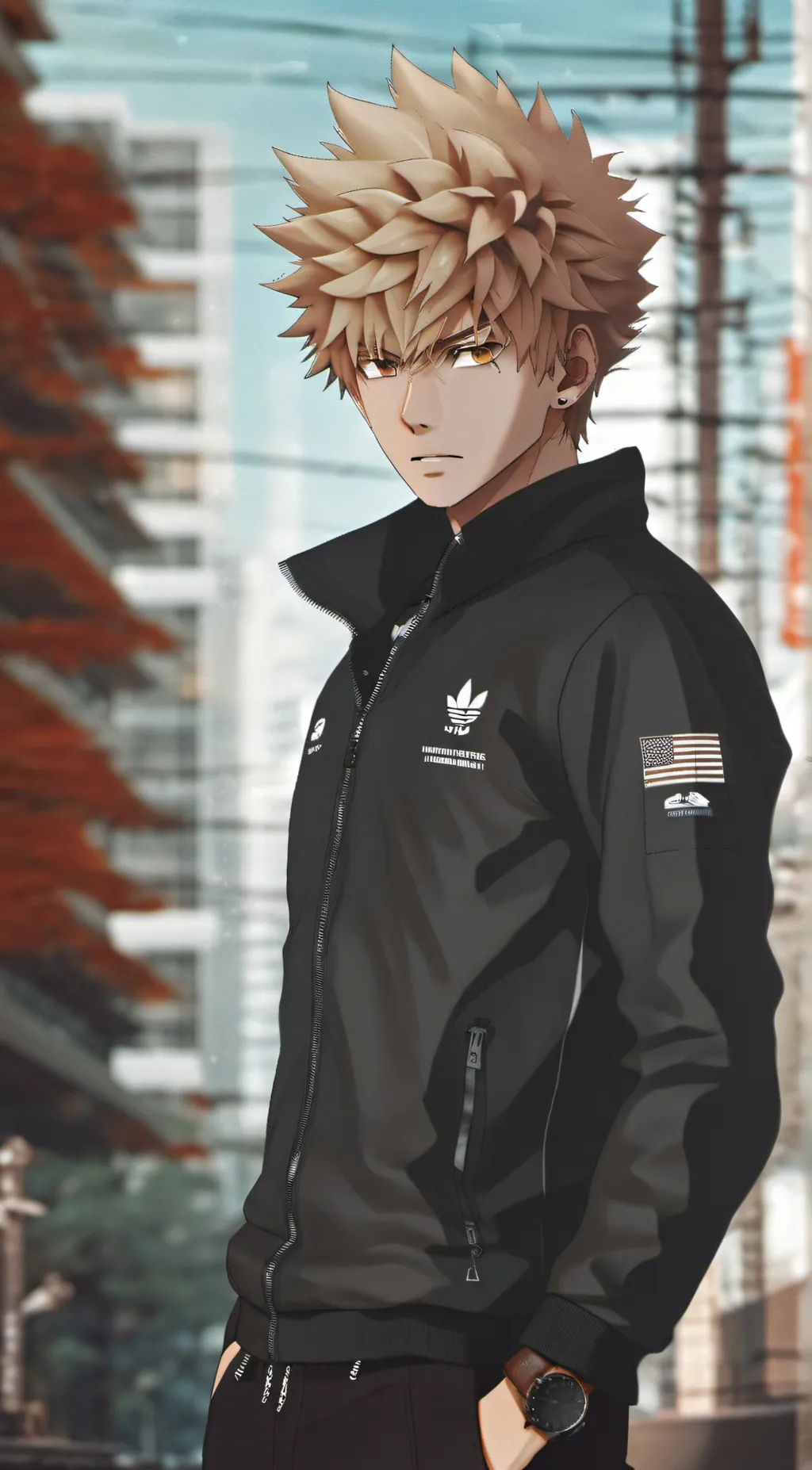 ai character: Bakugo background