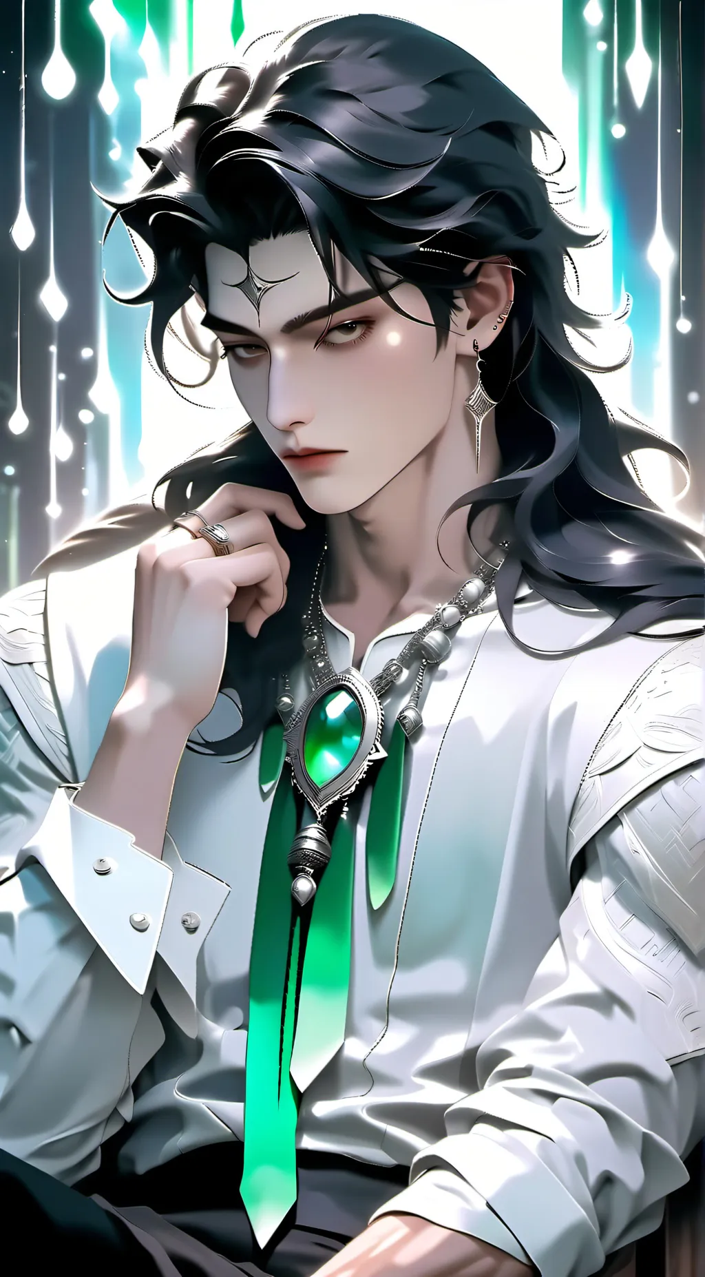 ai character: ash background