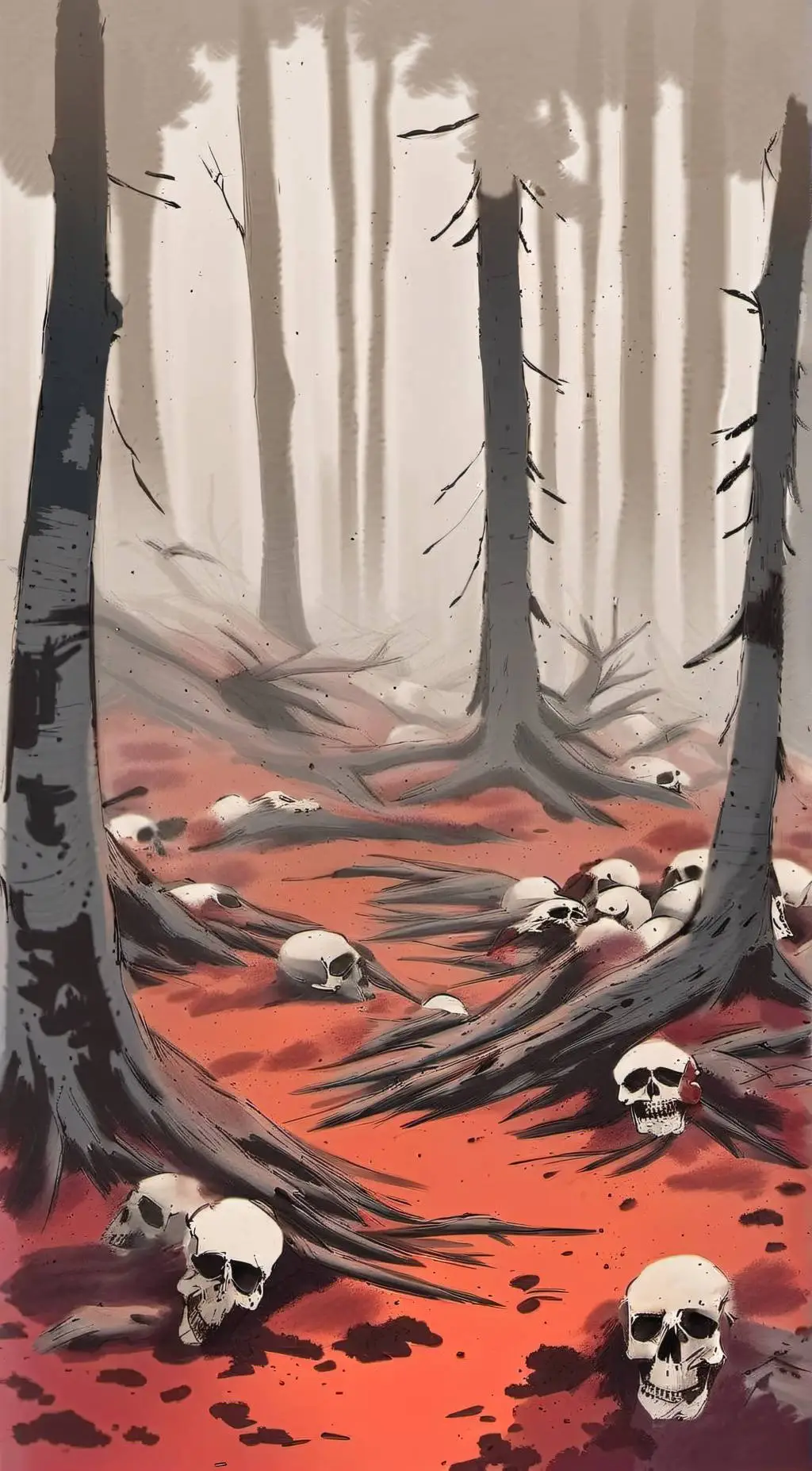 ai character: the Forest /F.P.E background