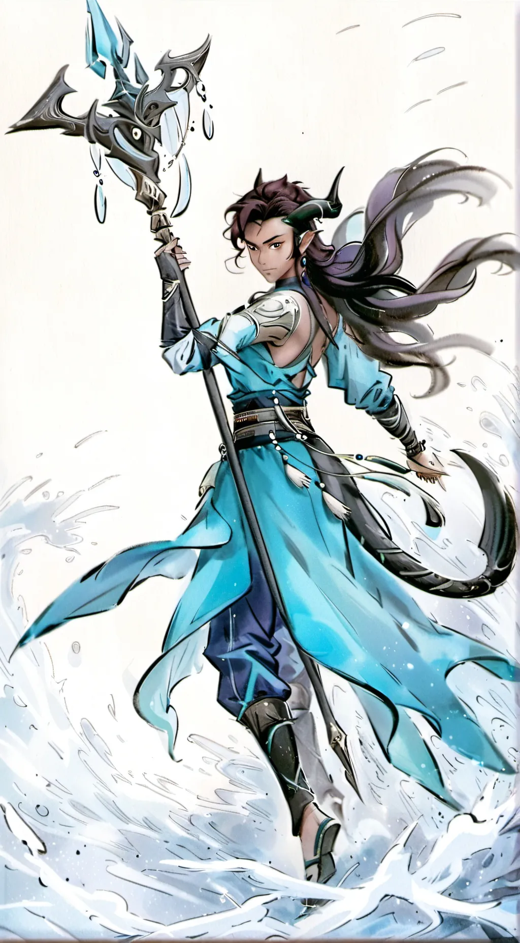 ai character: Pierce background