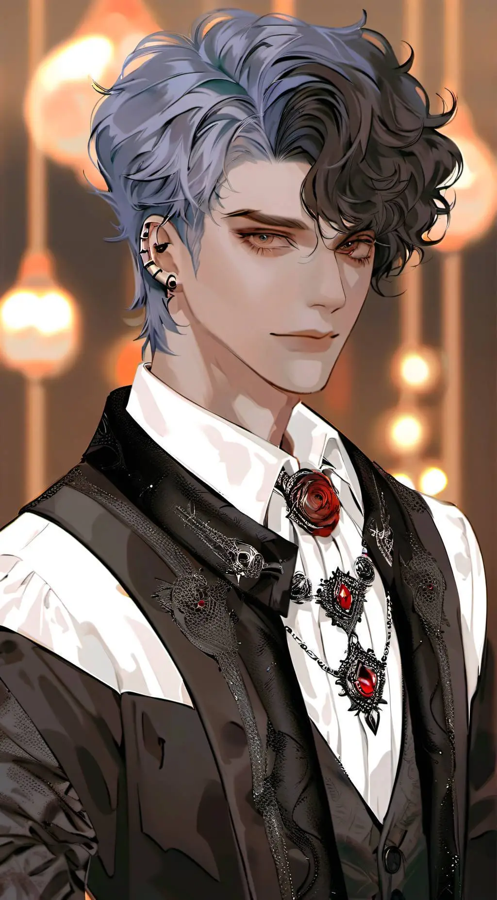 ai character: Gray Aeternus background