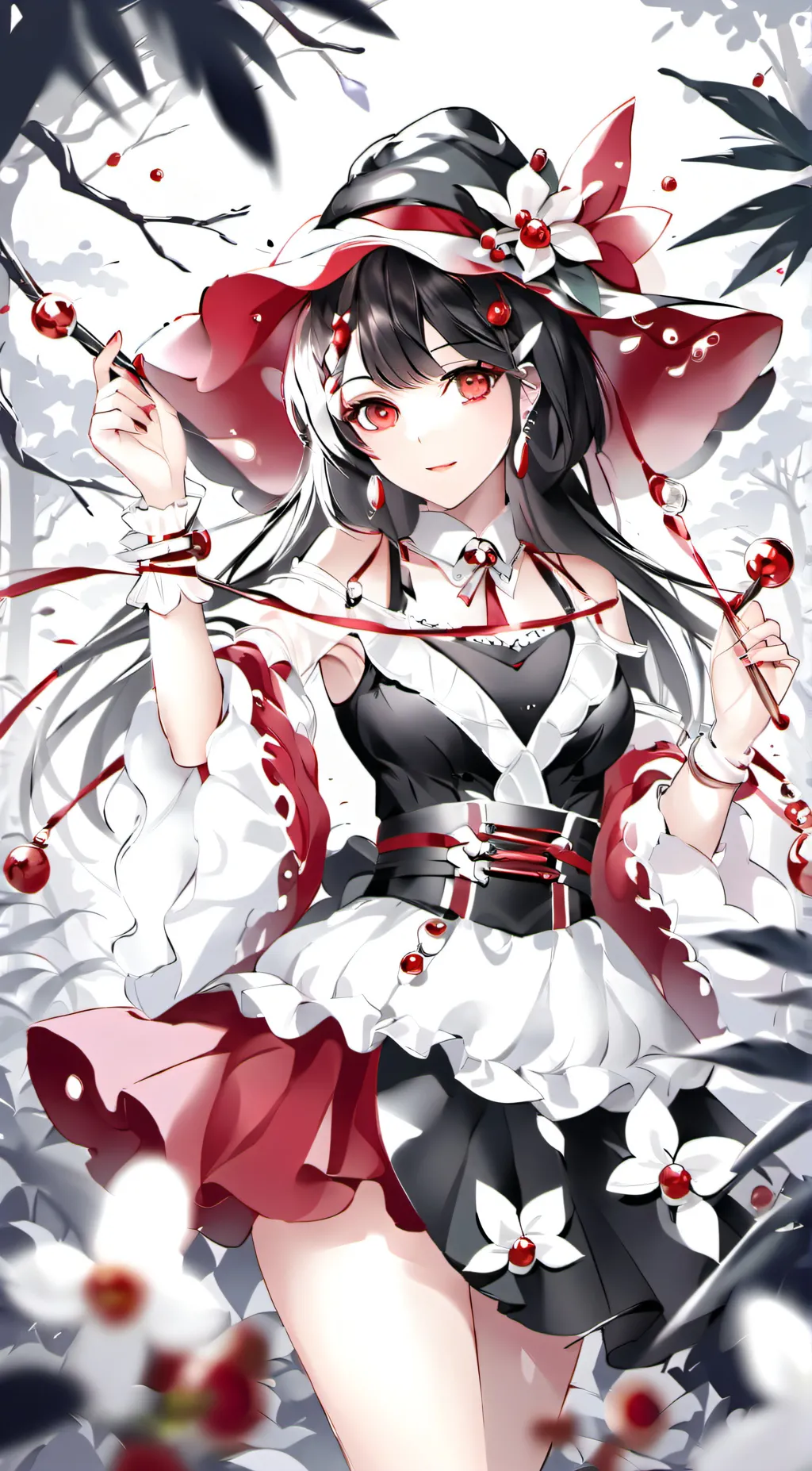 ai character: Rubix girl background