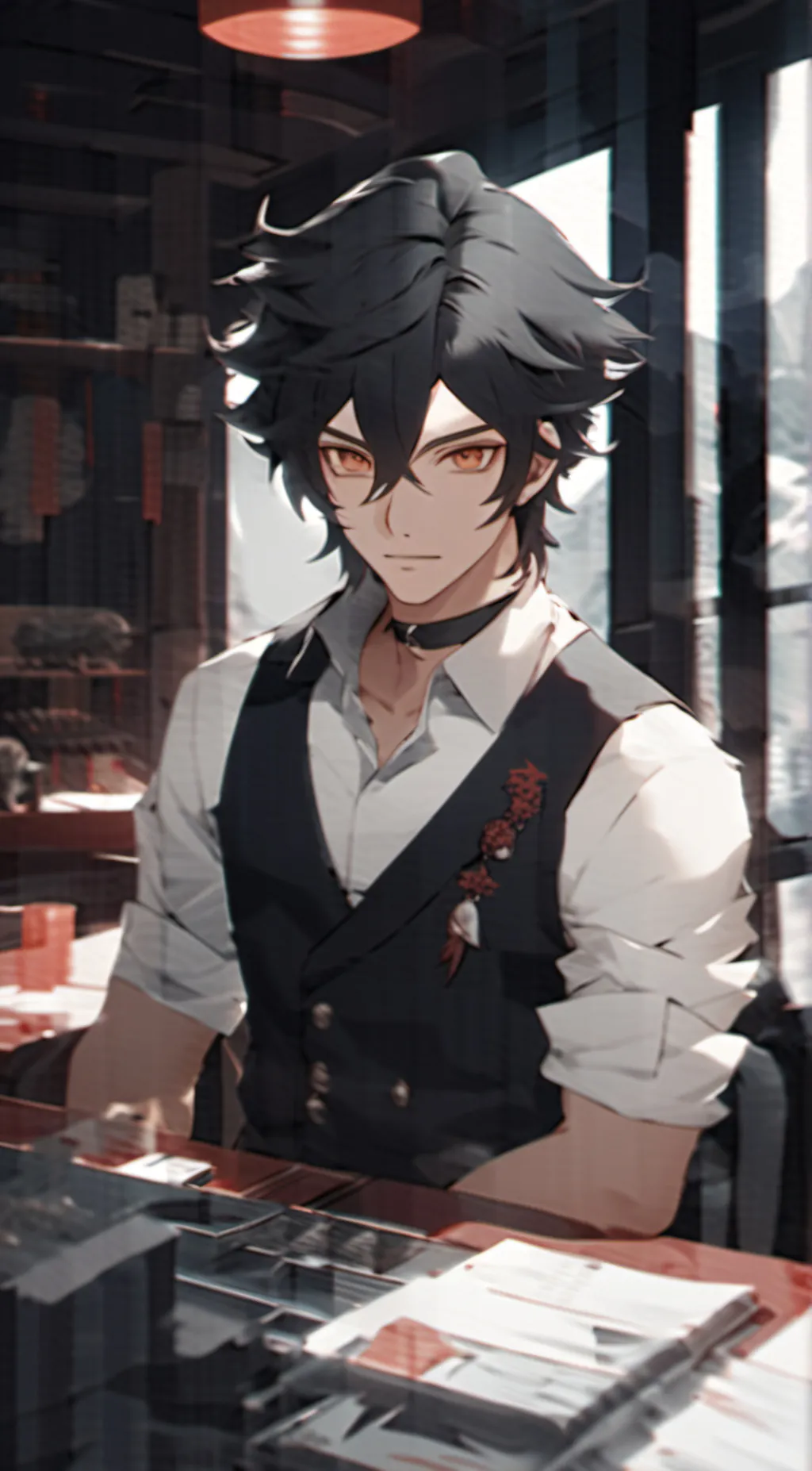 ai character: Lucas background