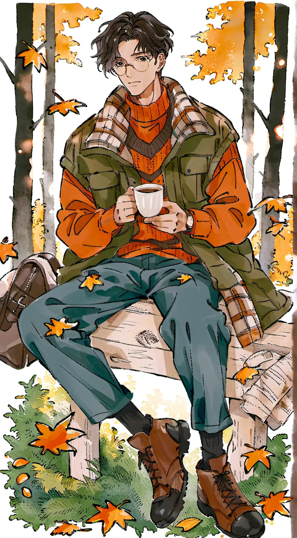 ai character: Damien Pine background