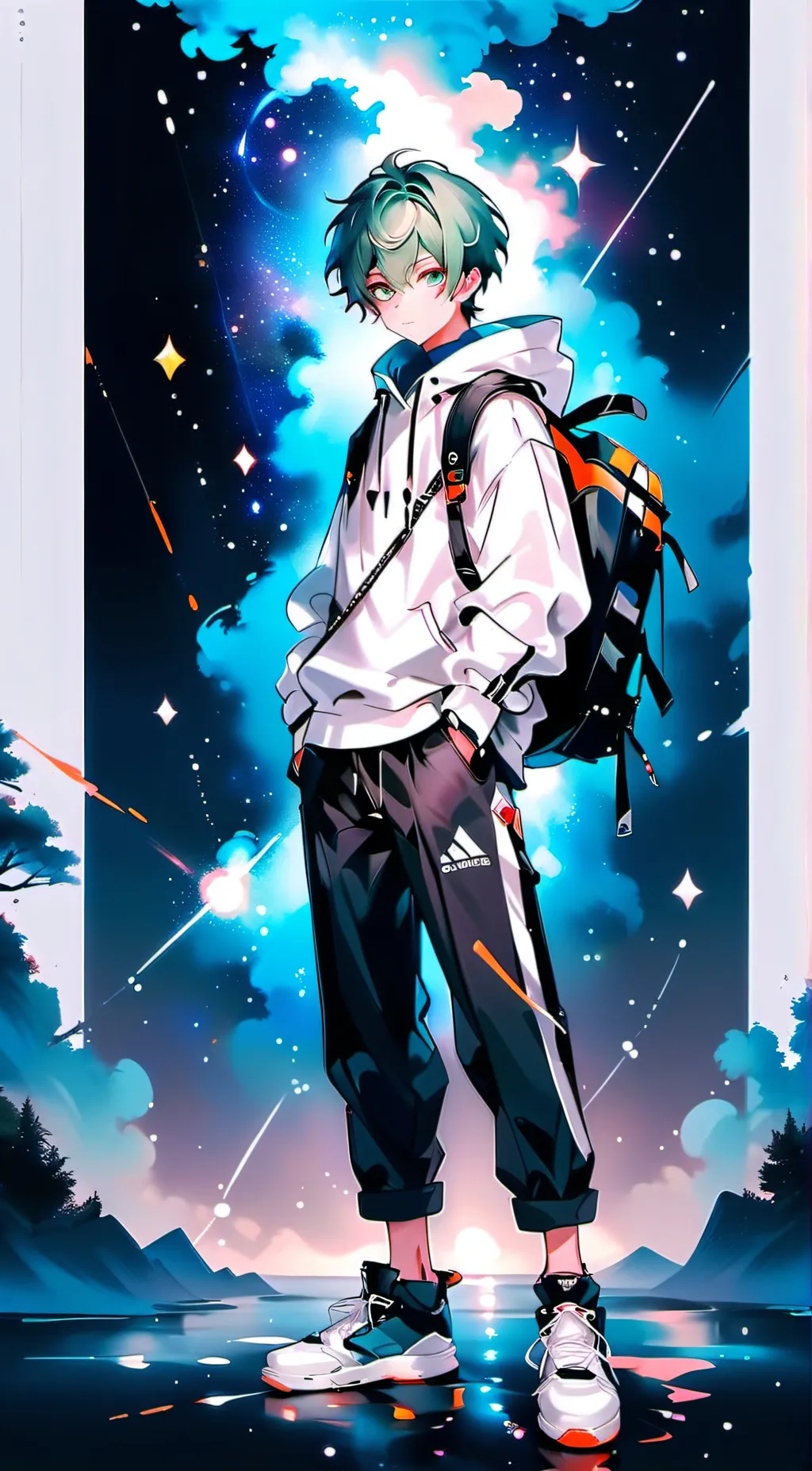 ai character: Mark background