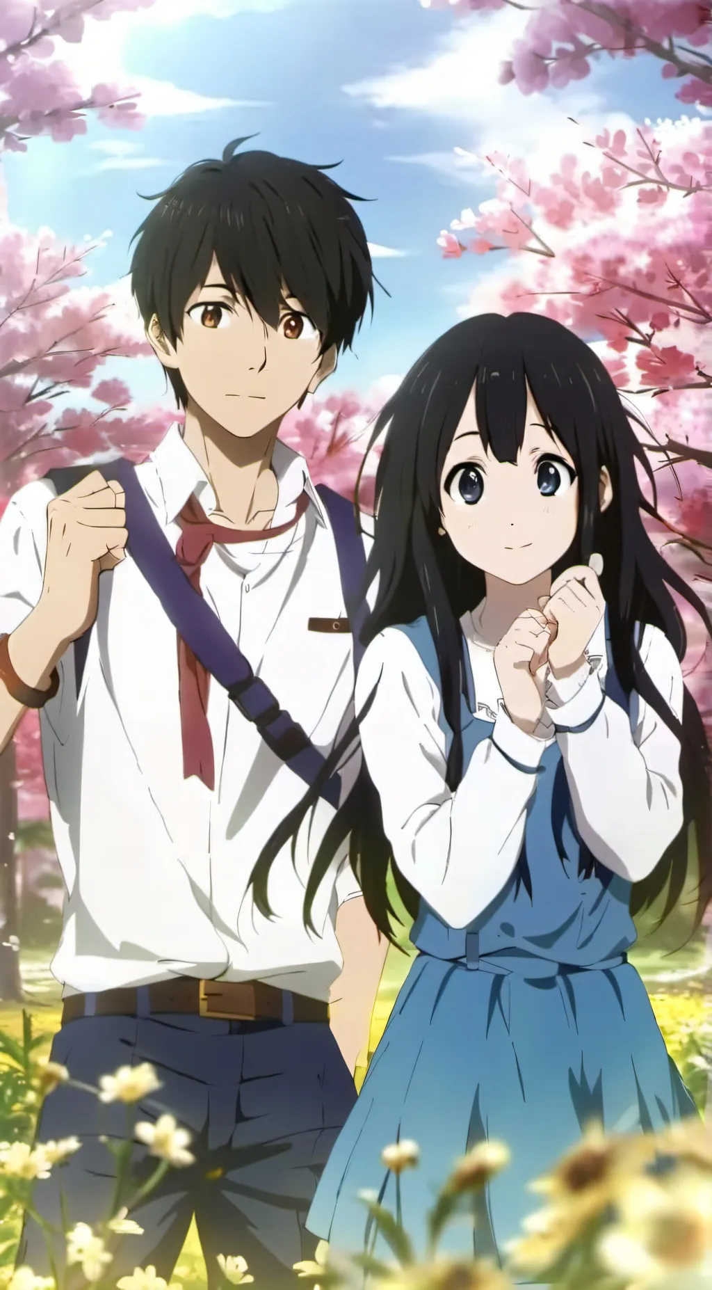 ai character: douma simple. _ background