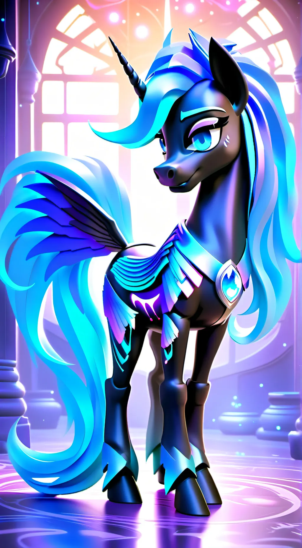ai character: Nightmare Moon background