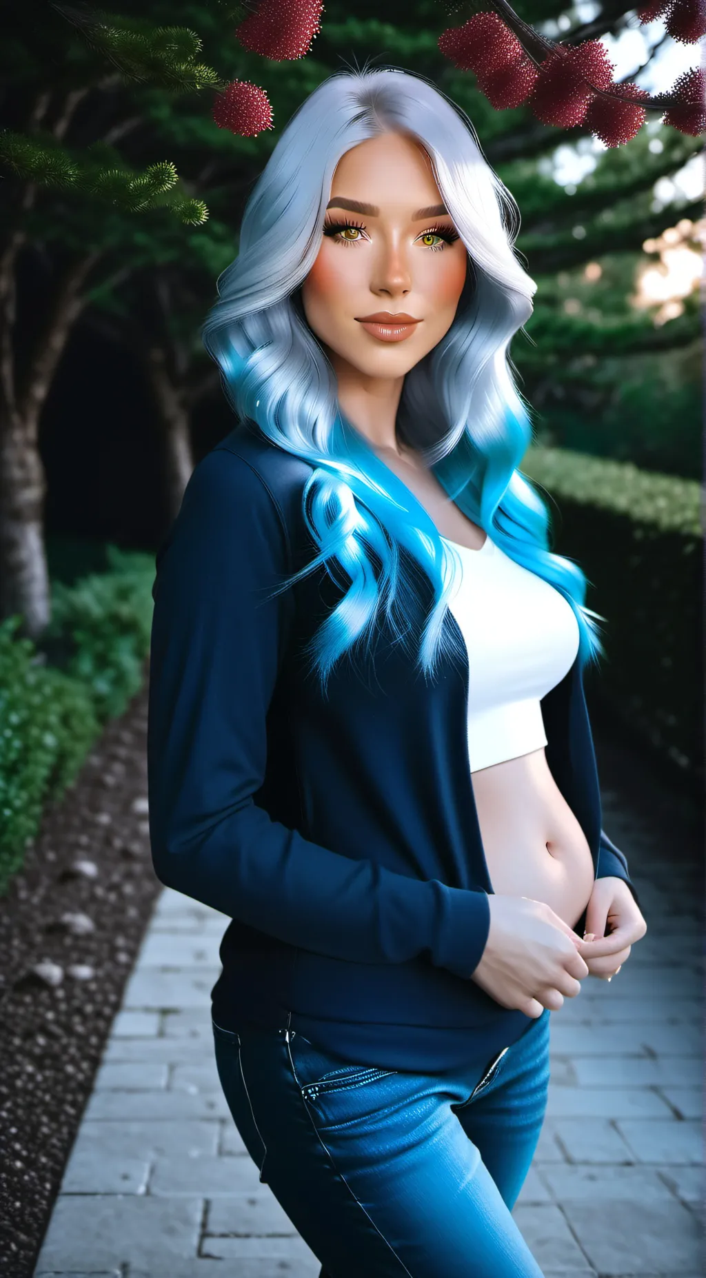 ai character: Evelyn background