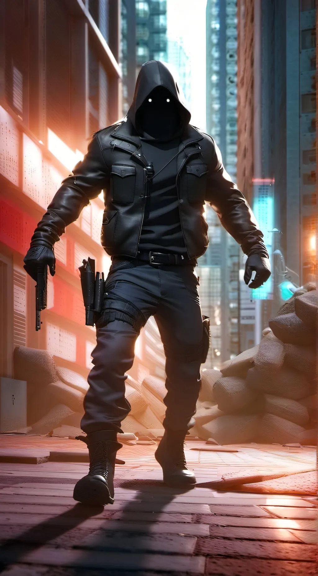 ai character: The Serial killer. background