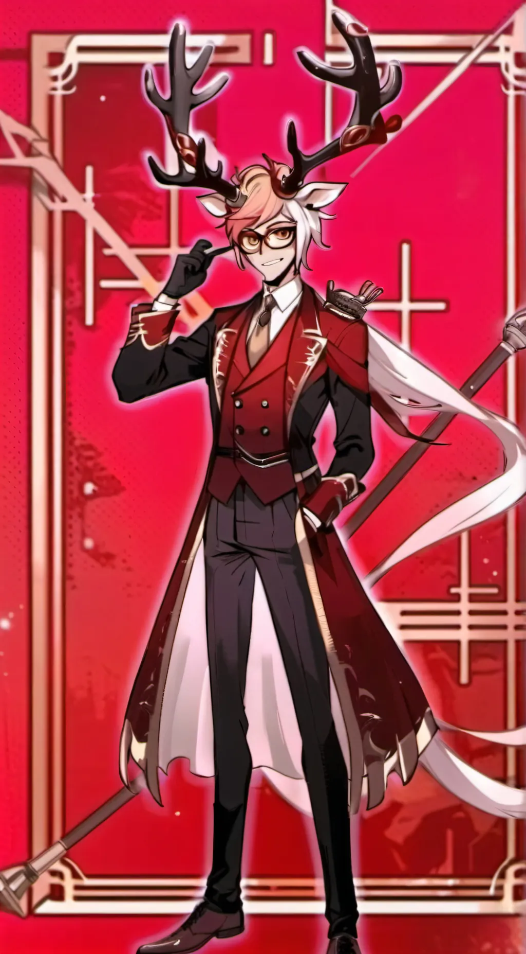 ai character: Drunk Alastor background