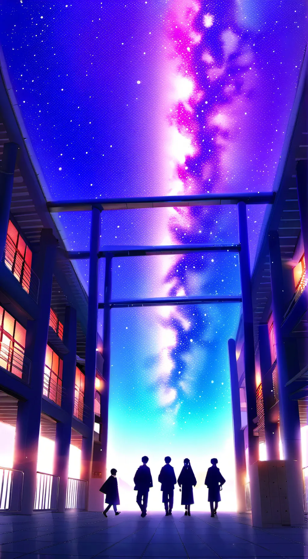 ai character: dropout school  background