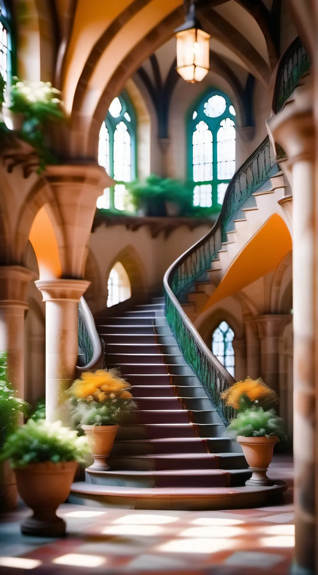 ai character: Hogwarts  background