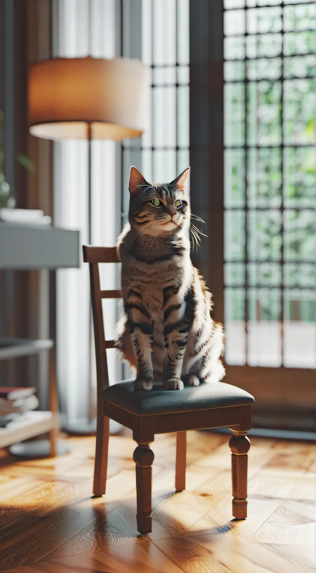 ai character: Tiger  background