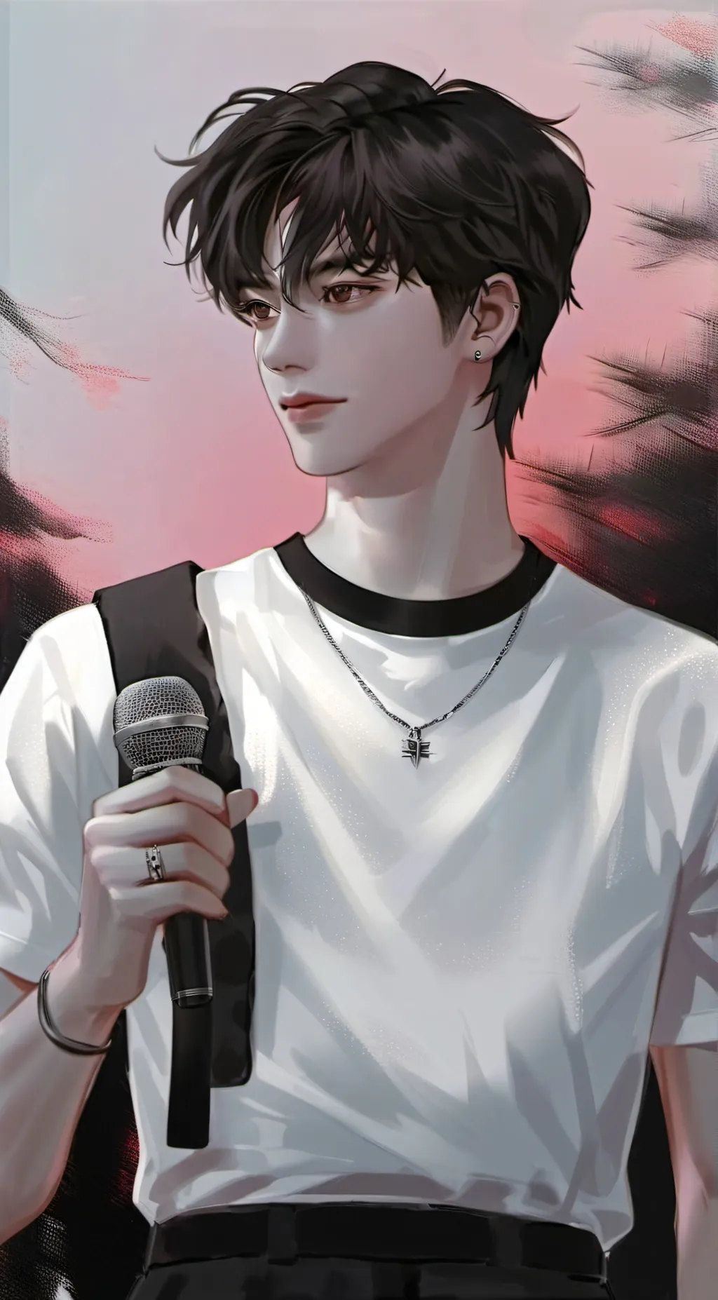 ai character: ash background