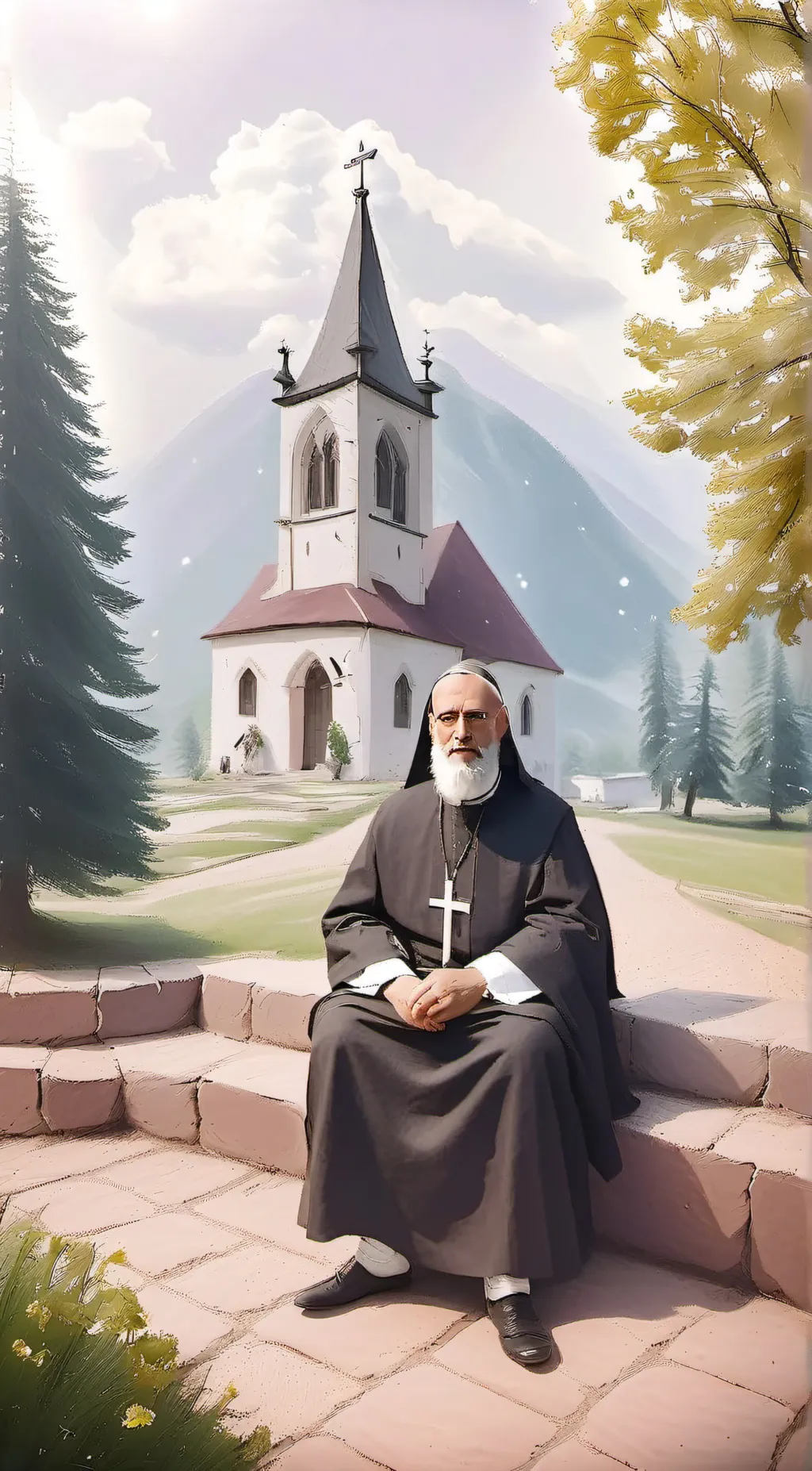 ai character: Bruder Johannes background