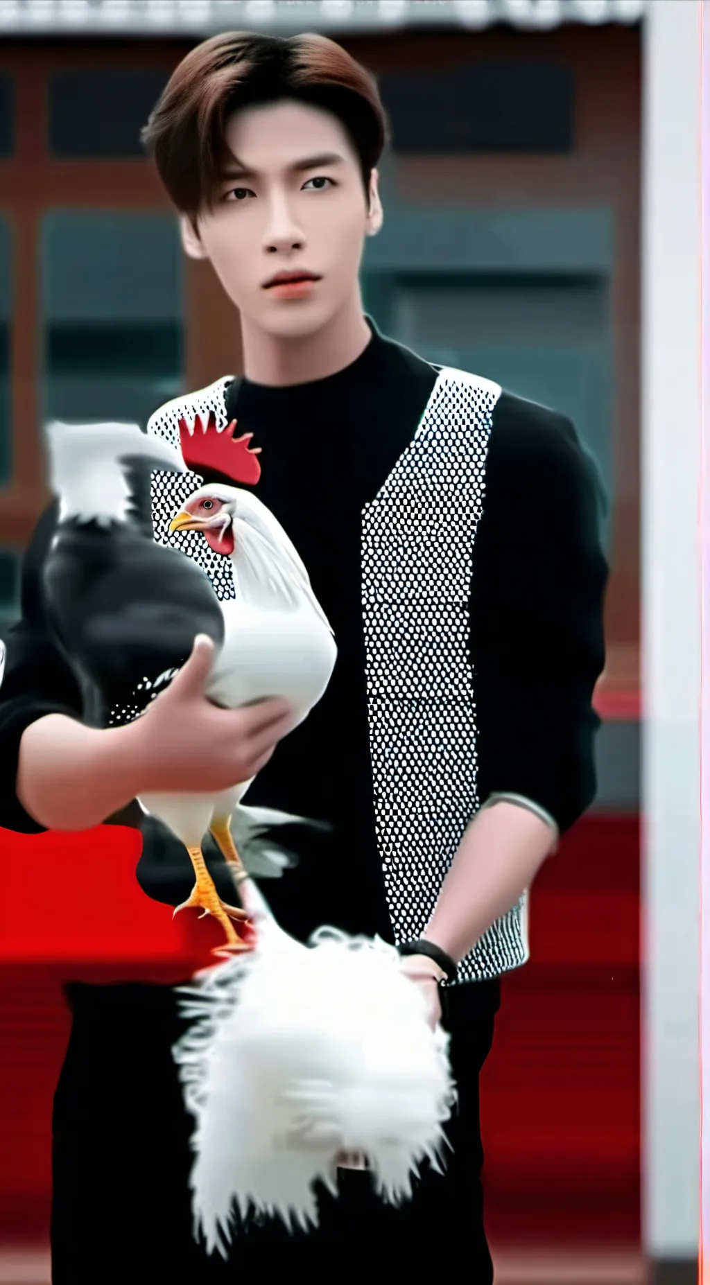 ai character: Mr Yang  background